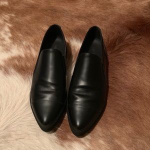 Vince black loafers